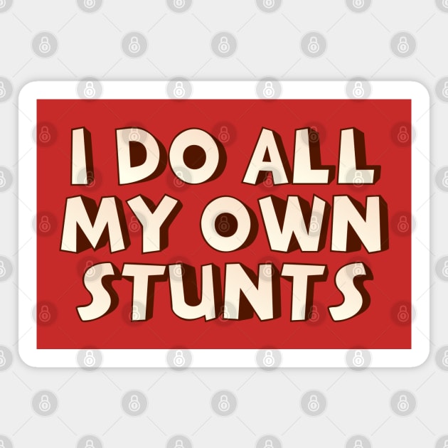 I do my own stunts Magnet by SnarkCentral